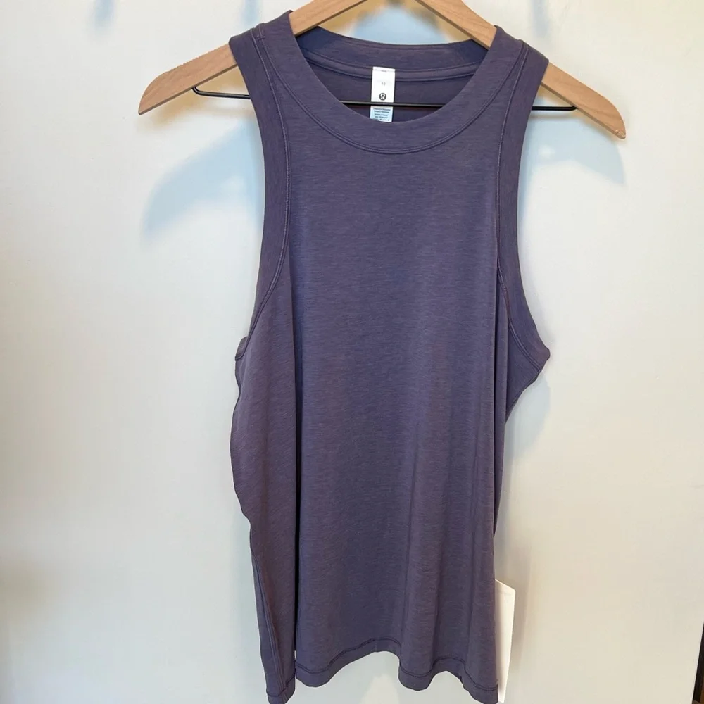 NWT Lululemon Women's Jersey Training Tank Top in Nightfall - size 10 - Picture 6 of 11